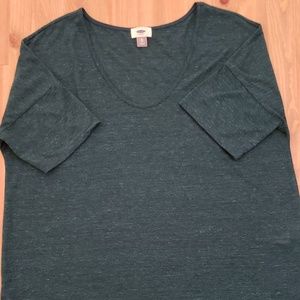 Old Navy Heather Green Top